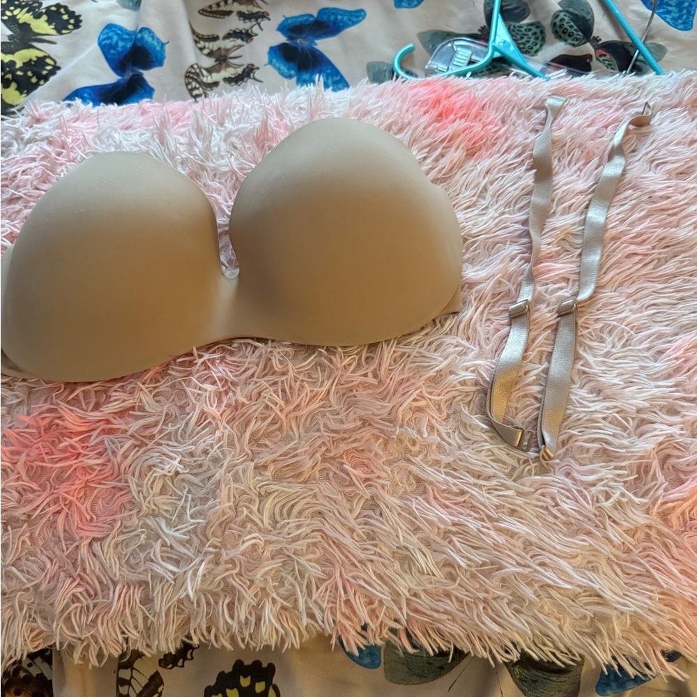 Cushioned Underwire Lightly Lined Convertible Strapless Bra - Toasted Almond - Picture 6 of 6